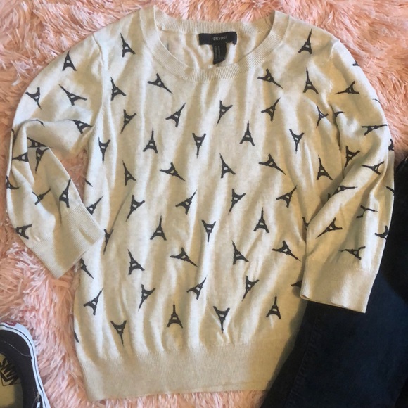 F21 Paris sweater - Picture 2 of 3